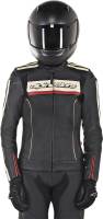 Alpinestars - Alpinestars Stella Dyno V2 Womens Leather Jacket - 3112518-1830-46 - Black/Stone/Red - 10 - Image 2