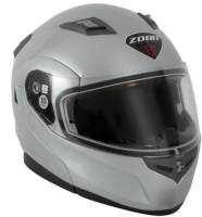 Zoan - Zoan Flux 4.1 Solid Snow Helmet with Double Lens - 037-027SN - Silver - X-Large - Image 1