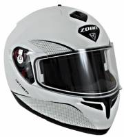 Zoan - Zoan Optimus Solid Snow Helmet with Electric Shield - 038-004SN/E - White - Small - Image 1