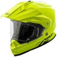 Fly Racing - Fly Racing Trekker Solid Helmet - 73-7014L - Hi-Vis Yellow - Large - Image 1