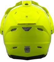 Fly Racing - Fly Racing Trekker Solid Helmet - 73-7014L - Hi-Vis Yellow - Large - Image 2