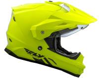 Fly Racing - Fly Racing Trekker Solid Helmet - 73-7014L - Hi-Vis Yellow - Large - Image 4