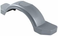 Fulton - Fulton HDPE Plastic Trailer Fender - Style D - Silver - 008594 - Image 1