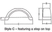 Fulton - Fulton HDPE Plastic Trailer Fender - Style C - Black - 008553 - Image 2