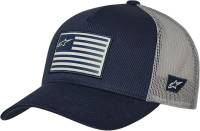 Alpinestars - Alpinestars Flag Snapback Hat - 1211810137011OS - Navy/Gray - OSFM - Image 1