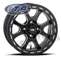 ITP - ITP Tsunami Bead Lock Wheel - 15x7 - 5+2 Offset - 4/115 - Matte Black - 1522084727B - Image 1