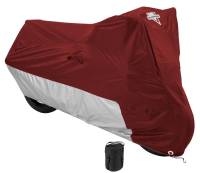 Nelson-Rigg - Nelson-Rigg MC-903 Defender Deluxe Motorcycle Cover - Burgundy/Silver - Medium - MC-903-02-MD - Image 1