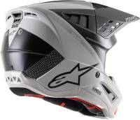 Alpinestars - Alpinestars SM5 Rayon Helmet - 8304121-928-XS - Light Gray/Black/Silver Matte - X-Small - Image 7