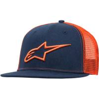 Alpinestars - Alpinestars Corp Trucker Hat - 1025-81003-7032 - Navy/Orange - OSFM - Image 1