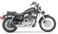 Vance & Hines - Vance & Hines Shortshots Staggered Exhaust System - Chrome - 17223 - Image 1