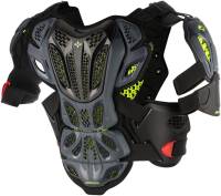 Alpinestars - Alpinestars A-10 Roost Deflector - 6700517-1431-ML - Black/Fluorescent Yellow - Md-Lg - Image 2