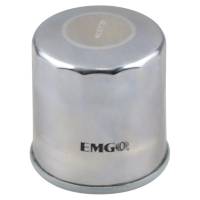 Emgo - Emgo Micro-Glass Oil Filter - Chrome - 10-82222 - Image 1