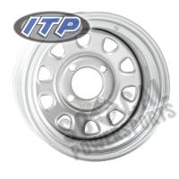 ITP - ITP Delta Steel Wheel - 12x7 - 4+3 Offset - 4/137 12mm - Silver - 1225571032 - Image 1