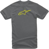 Alpinestars - Alpinestars Ageless T-Shirt - 1032720301855M - Charcoal/Hi-Viz Yellow - Medium - Image 1