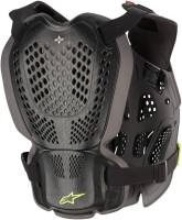 Alpinestars - Alpinestars A-1 Plus Chest Protector - 67001201155M/L - Black/Yellow - Md-Lg - Image 2