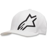 Alpinestars - Alpinestars Corp Shift 2 Curved Brim Hat - 1032810082010LX - White/Black - Lg-XL - Image 1