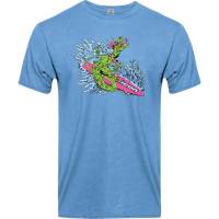 Icon - Icon Dino Fury T-Shirt - 3030-21968 - Light Heather Blue - 2XL - Image 1