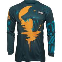 Thor - Thor Pulse Counting Sheep Youth Jersey - 2912-2083 - Teal/Tangerine - Small - Image 1