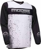 Moose Racing - Moose Racing Qualifier Jersey - 2910-6616 - Black/White - X-Large - Image 1