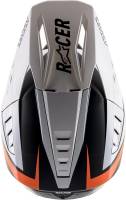 Alpinestars - Alpinestars SM5 Rayon Helmet - 8304121-1242-SM - Black/White/Orange Flourescent Matte - Small - Image 4