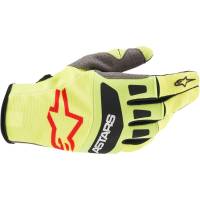 Alpinestars - Alpinestars Techstar Gloves - 3561021-503-LG - Yellow Fluo/Black/Bright Red - Large - Image 1