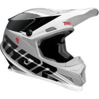 Thor - Thor Sector Fader Helmet - 0110-6774 - Black/White - Small - Image 1