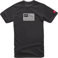 Alpinestars - Alpinestars Flagged T-Shirt - 12137203810L - Black - Large - Image 1