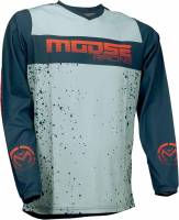 Moose Racing - Moose Racing Qualifier Jersey - 2910-6655 - Gray/Orange - Large - Image 1