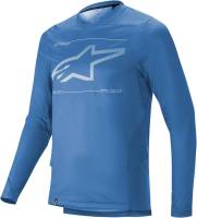 Alpinestars - Alpinestars Drop 6.0 Long Sleeve Jersey - 1766420-7310-MD - Mid Blue - Medium - Image 1