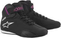 Alpinestars - Alpinestars Stella Sektor Womens Riding Shoes - 25157191039-6.5 - Black/Pink - 6.5 - Image 1