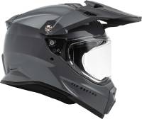 Fly Racing - Fly Racing Trekker Solid Helmet - 73-70202X - Gray - 2XL - Image 4