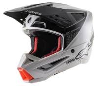 Alpinestars - Alpinestars SM5 Rayon Helmet - 8304121928-S - Light Gray/Black/Silver Matte - Small - Image 1