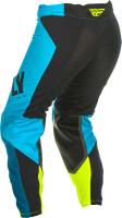 Fly Racing - Fly Racing Lite Race Womens Pants - 372-63110 - Blue/Hi-Vis - 13/14 - Image 2