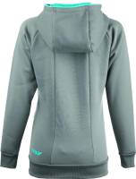 Fly Racing - Fly Racing Track Womens Hoody - 358-0106M - Gray/Blue - Medium - Image 2