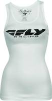 Fly Racing - Fly Racing Corporate Womens Tank Top - 356-6134S - White - Small - Image 1