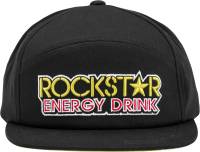 Fly Racing - Fly Racing Fly Rockstar Hat - 351-0134 - Black/Yellow - OSFM - Image 2