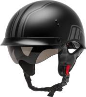 G-Max - G-Max HH-65 Full Dressed Twin Helmet - H9651816 - Matte Black/Silver - Large - Image 1