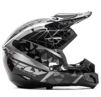 Fly Racing - Fly Racing Kinetic Crux Helmet - 73-3381L - Black - Large - Image 1