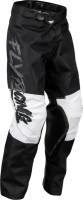 Fly Racing - Fly Racing Kinetic Khaos Youth Pants - 376-43122 - Gray/Black/White - 22 - Image 1