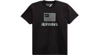 Alpinestars - Alpinestars Flag T-Shirt - 12137262010L - Black - Large - Image 1