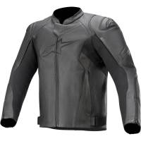 Alpinestars - Alpinestars Faster V2 Leather Jacket - 3103521-1100-52 - Black - 52 - Image 1