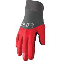 Thor - Thor Agile Rival Gloves - 3330-7225 - Red/Charcoal - X-Small - Image 1