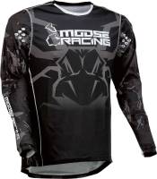 Moose Racing - Moose Racing Agroid Jersey - 2910-7003 - Stealth - X-Large - Image 1