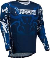 Moose Racing - Moose Racing Agroid Jersey - 2910-7006 - Blue/White - Small - Image 1