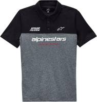 Alpinestars - Alpinestars Paddock Polo - 1213412001088M - Black/Charcoal Heather - Medium - Image 1