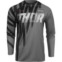 Thor - Thor Sector Tear Jersey - 2910-6480 - Gray/Black - Small - Image 1