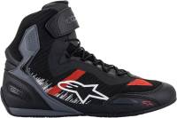 Alpinestars - Alpinestars Faster-3 Rideknit Riding Shoes - 2510319116511 - Black/Gray/Bright Red - 11 - Image 6