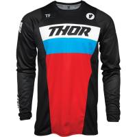 Thor - Thor Pulse Racer Youth Jersey - 2912-1857 - Black/Red/Blue - Medium - Image 1