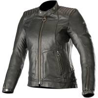 Alpinestars - Alpinestars Gal Womens Leather Jacket - 3117819-10-L - Black - Large - Image 1