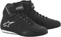 Alpinestars - Alpinestars Stella Sektor Waterproof Womens Riding Shoes - 2544619-10-6.5 - Black/Silver - 6.5 - Image 1